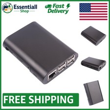 Jet Black Protective Case for Raspberry Pi 3 2 Model B - Easy Access to Ports
