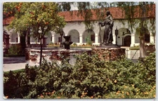 Vintage San Fernando Mission California 1797 Postcard LS-353 by Lowman