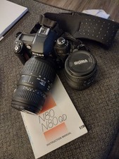 Nikon N80 With 2 Sigma Lens