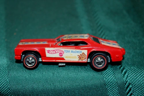 ORIGINAL HOT WHEELS RED LINE TOM MCEWEN MONGOOSE PLYMOUTH FUNNY CAR 1969 NICE