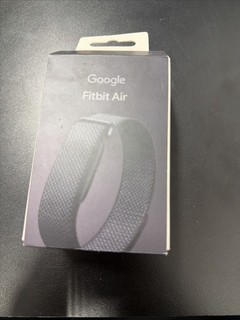 Google Fitbit Air Screenless Fitness Tracker Black Obsidian