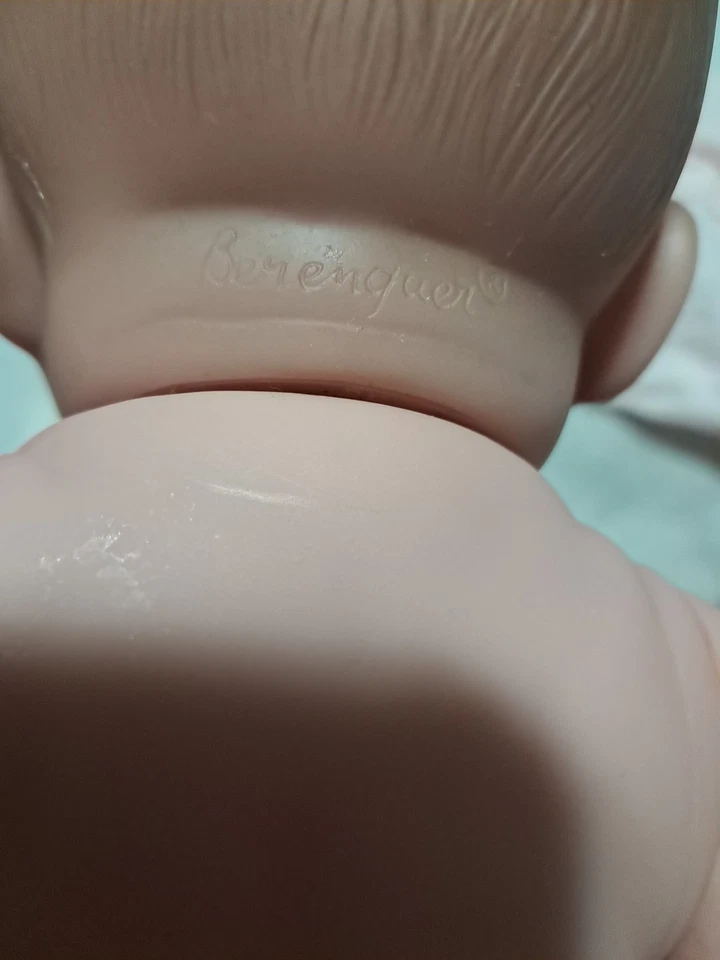 Berenguer Baby Dolls Lot of 2~Blue Eyes~14"~Vinyl Girl Newborn~Cloth Body Girl - Image 4 of 4