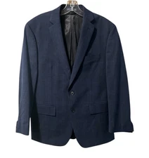 ryan seacrest distinction blazer Blue Size 40s (545) Missing Buttons
