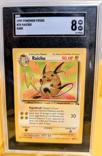 Raichu (Unlimited) graded SGC 8 for sale on eBay