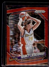 Nancy Lieberman #34 2025 Panini Prizm WNBA Red Pulsar Prizms #/299