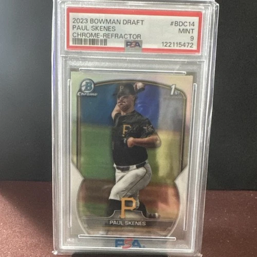 2023 Topps Bowman Draft Chrome-Refractor Paul Skenes #BDC-14 PSA 9