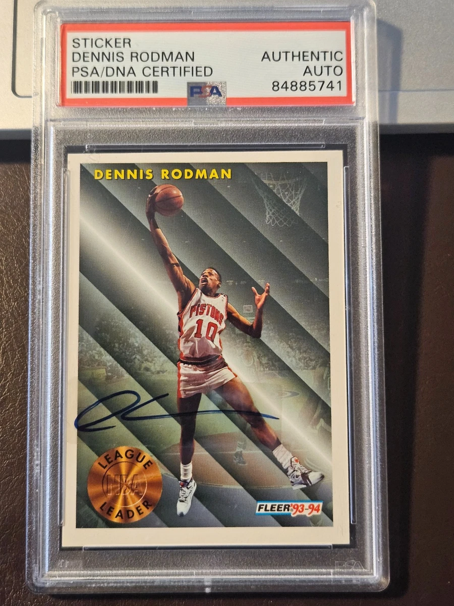 Dennis Rodman Autographed Basketball Trading Cards for sale | eBay