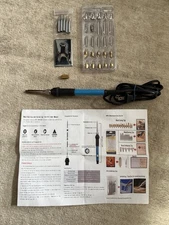 28 piece Wood Burning Pen Set With Tips For Wood And Soldering Barely used