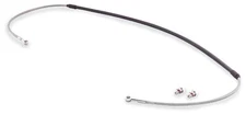 KAWASAKI 84-05 KLR 250 GALFER BRAIDED STAINLESS STEEL FRONT BRAKE LINE KIT