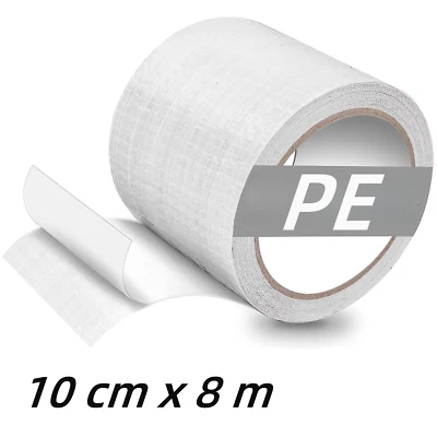 10cm x 8m Reparatur Klebeband Reparaturband Zelt Plane Pool Boot Wasserdicht PE