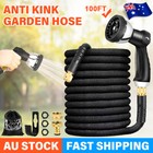 3750D Expandable Flexible Garden Magic Water Hose Pipe W/ 10 Function Spray Gun