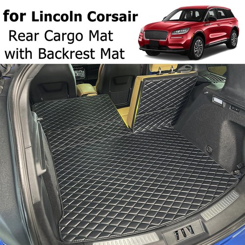 for 2020-2025 Lincoln Corsair Trunk Mat and Rear Backrest Mat Cargo Liners Al... - Picture 2 of 5