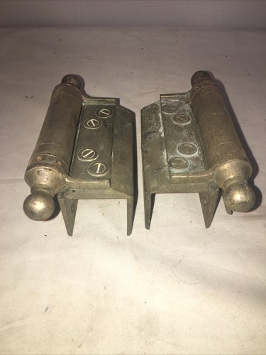 Lot of 2 Bommer Double Acting Spring Door Box Clamp Flange Hinges Unique - Picture 5 of 8