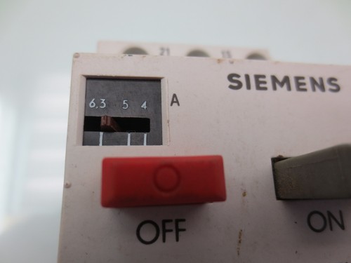 Siemens 3VE1010-2K Motorstarterschutz 4 - 6,3 Ampere 3VE10102K. - Bild 4 von 6