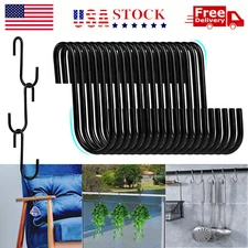 20/30/40 PCS Heavy Duty Steel S Shaped Hooks Hanging Hangers Pan Pot Holder Rack