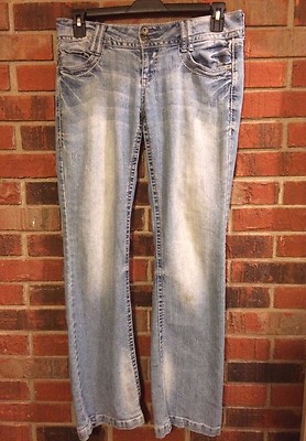 Women's Dress Pants Wall Flower Quality Denim Light Blue Jeans Size 9 Style  Fade | eBay