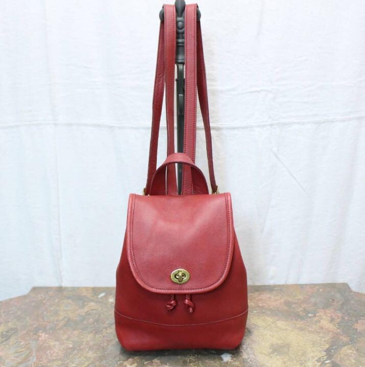 黒 vintage coach old backpack turn lock 黒 vintage coach old backpack turn lock Vintage Coach