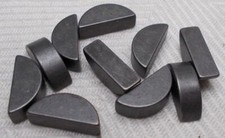 5mm Thick x 15mm Long Half Moon Woodruff Key Lot Of 10 Keys