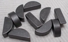 5mm Thick x 15mm Long Half Moon Woodruff Key Lot Of 10 Keys