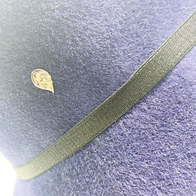 Helen Kaminski Navy Blue Fur Felt Bucket Hat OS | eBay display picture 2