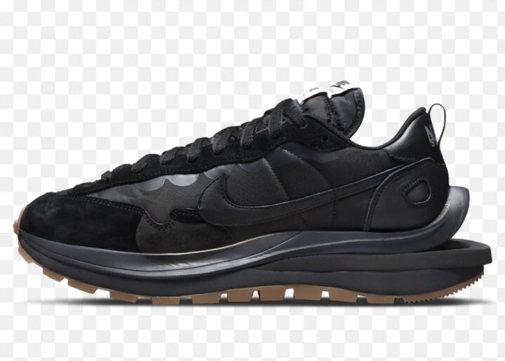 SACAI X NIKE Nike VaporWaffle x Sacai gomma nera spenta nylon nero ✅ UK7 US8 ✅ DS
