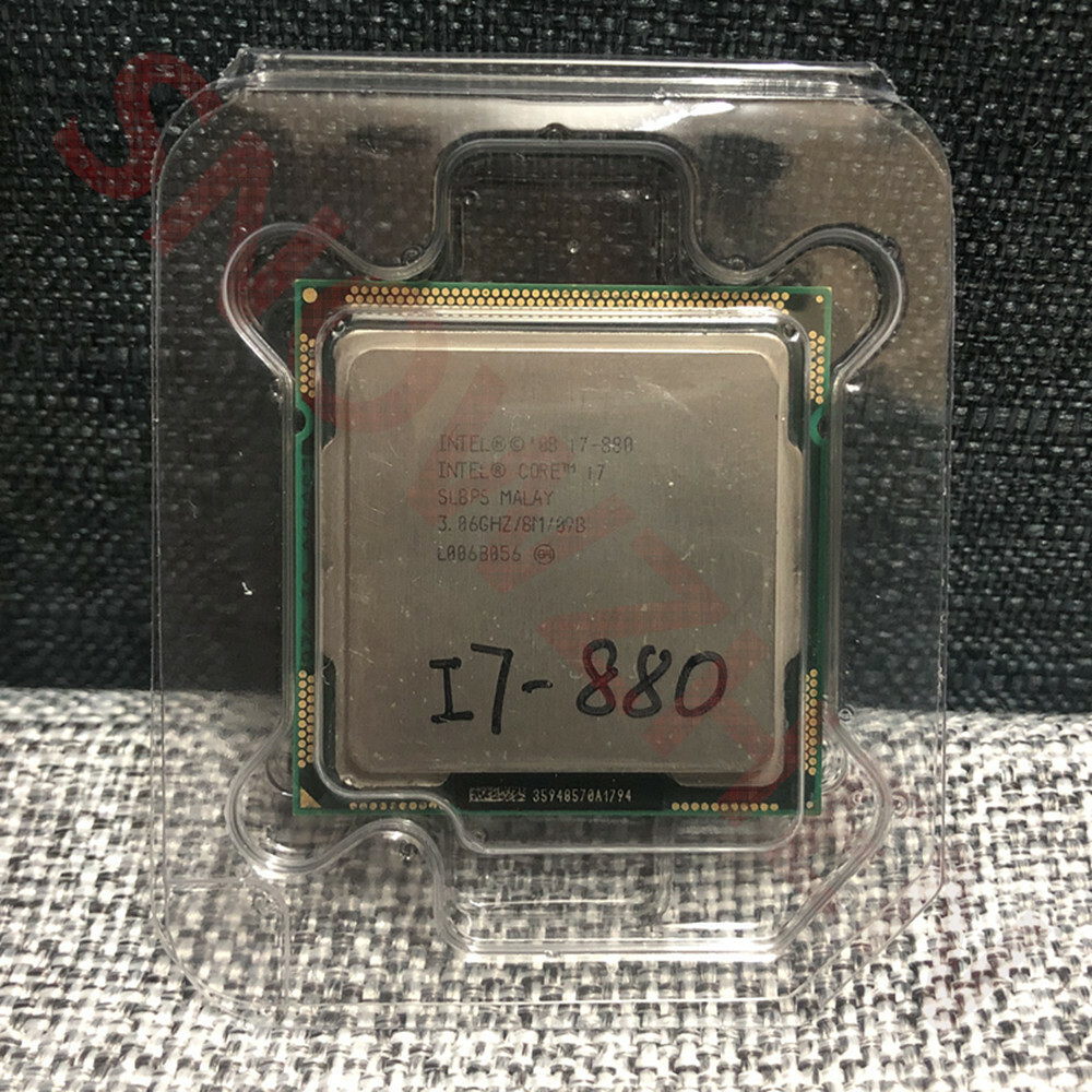 Intel Core i7-880 CPU Quad Core 3.06GHz 8MB Socket LGA1156 95W