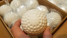 10 Dozen (120) White JUGS Sting-Free 9" Dimpled Pitching Machine Baseballs