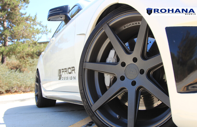 20” ROHANA RC7 MATTE GRAPHITE CONCAVE WHEELS FOR MASERATI QUATROPORTE GHIBLI