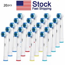 20Pcs Compatible with Oral-B B raun Electric Brush Heads for 7000/Pro1000/8000