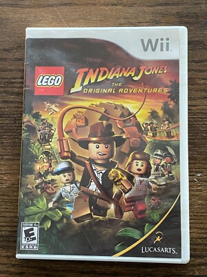 LEGO Indiana Jones: The Original Adventures Nintendo Wii 2008 Complete w/ Manual