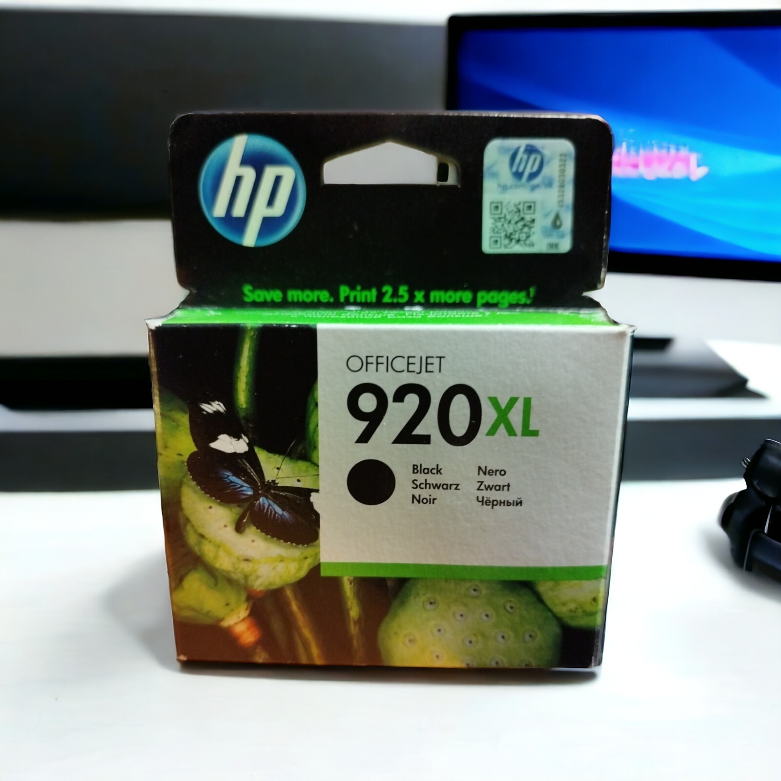 Cartouche HP 920XL noire 1200 pages d'impression nette et durable