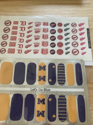 Red Wing Go Blue Nail Strips Bn