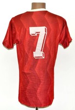 ADIDAS VINTAGE 1986/1987/1988 RED FOOTBALL SHIRT #7 SIZE L ADULT