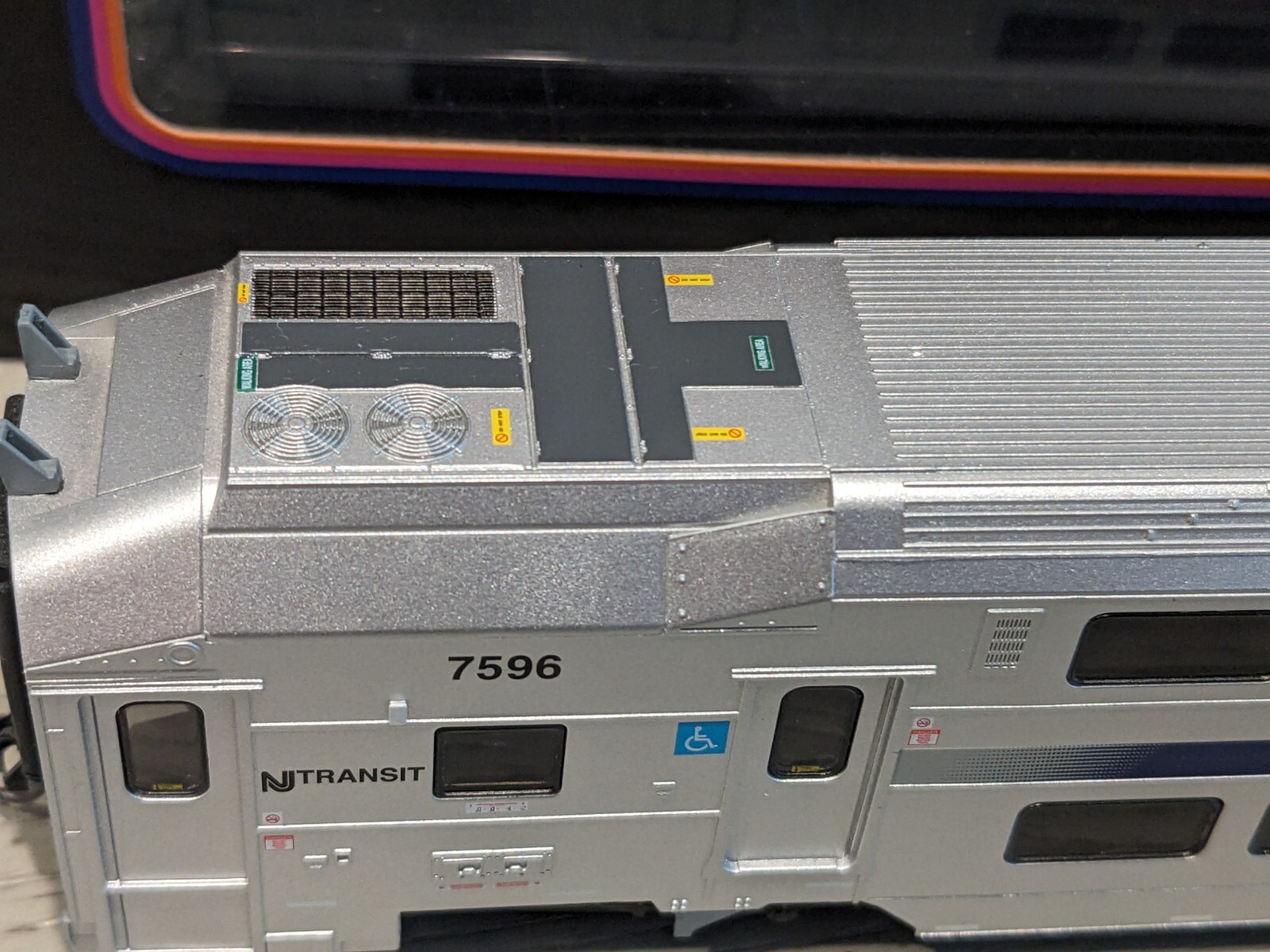 Atlas HO Scale NJ Transit Modern Commuter Train Multilevel Trailer 7596 eBay