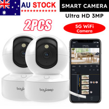 2PCS Security Camera 5G WIFI Indoor Smart Home Baby Pet Monitor Cam Night Vision