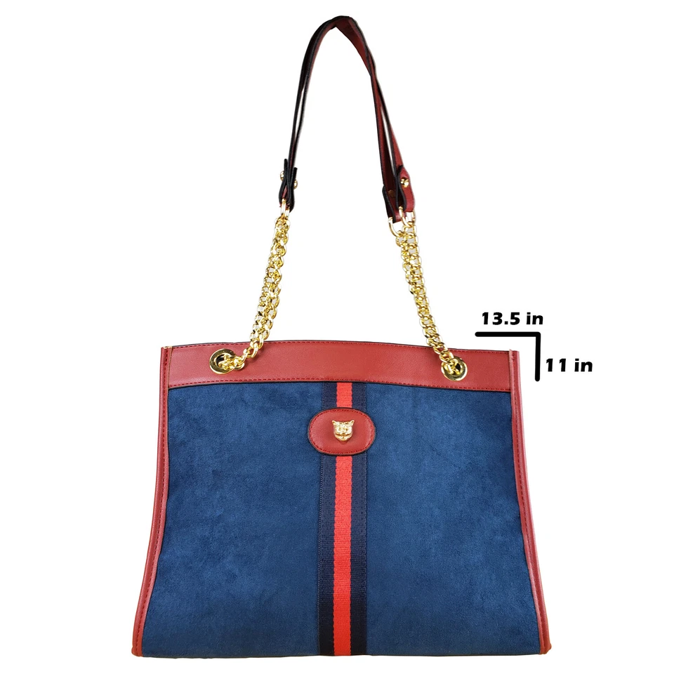 Дамская сумка из искусственной замши кожи сумочка сумка с подходящий бумажник - Изображение 3 из 4