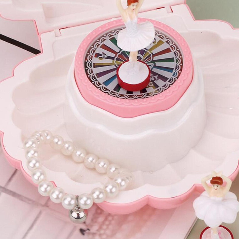 Classic Ballarina Girl Music Box with Light Christmas Festival Holiday