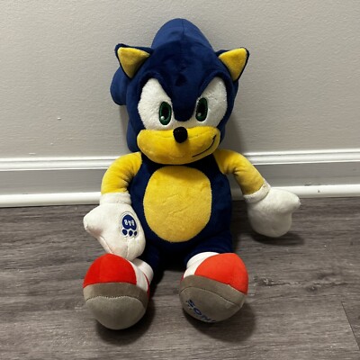 RARE Build A Bear SONIC the HEDGEHOG Plush B-A-B SEGA Video Game 2016