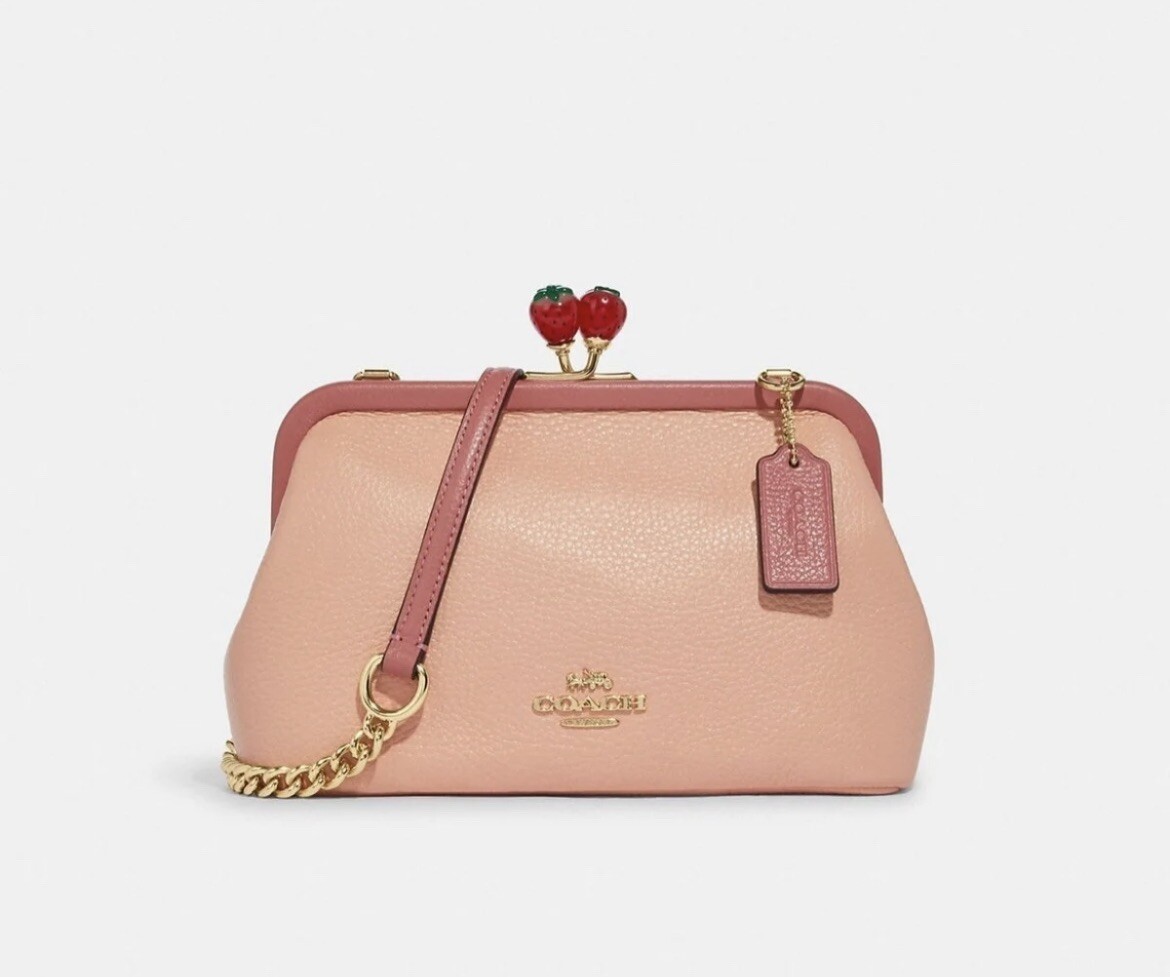 ♡最終値下価格♡COACH STRWB NORA ポーチ エレクトリックレッド ♡最終値下価格♡COACH STRWB NORA ポーチ エレクトリックレッド