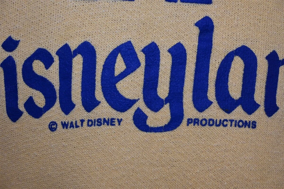 SUDADERA DE COLECCIÓN AÑOS 70 DISNEYLAND PARQUE TEMÁTICO DURMIENTE BELLEZA CASTILLO JUVENIL L Foto 3 de 4