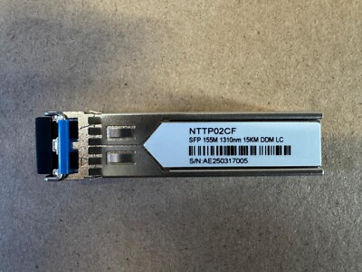 GigaNet Transceiver SFP LC-Duplex 100BASE-LX SM Fiber 1310nm 15KM DDM NTTP02CF