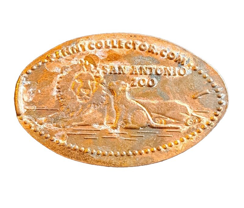 San Antonio Zoo Elongated Penny Pressed Souvenir Coin #1153 | eBay