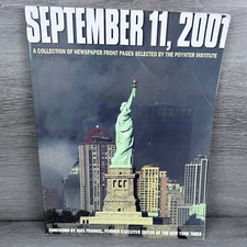 September 11 2001 Collection of Newspaper Front Pages Poynter Institute PB Book