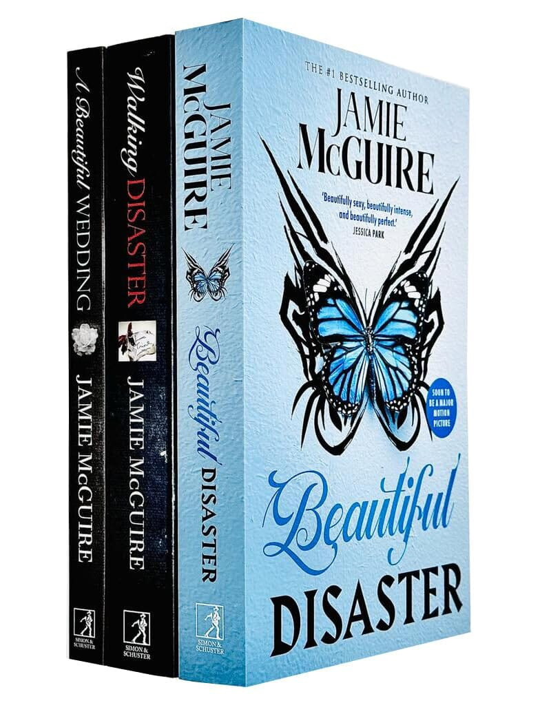 Simon & Schuster Jamie Mcguire 3 Books Set Beautiful Disaster, Walking Disaster, A Beautiful Wedding - Image 5