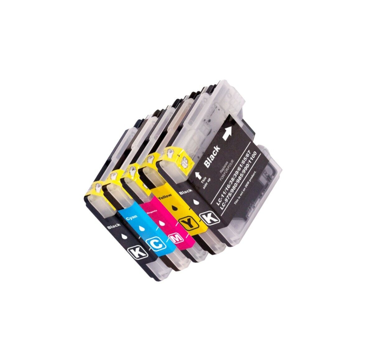 5 Druckerpatronen kompatibel für Brother LC985 DCP-J125