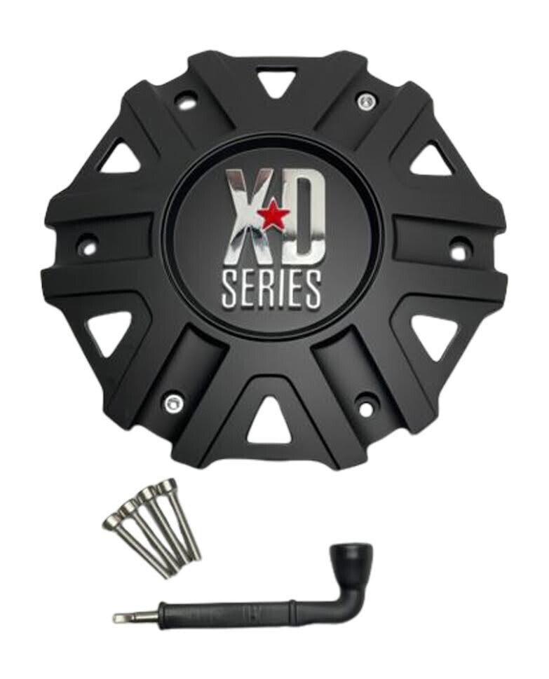 KMC XD Series Monster II Satin Black Wheel Center Cap W/Screws NO