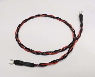 Audiophile Turntable Ground Wire Spade 15AWG Tri-Braid 3-Wire Pine Tree Audio 