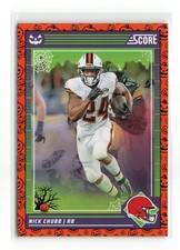 NICK CHUBB #65 2024 PANINI SCORE-A-TREAT BROWNS ORANGE PUMPKINS