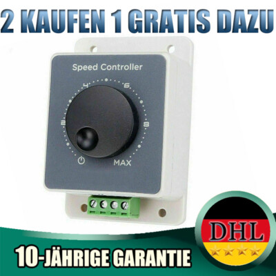 DC 10-60V 20A Einstellbarer PWM-Motor-Drehzahlregler DC-Motorsteuerung-Regler