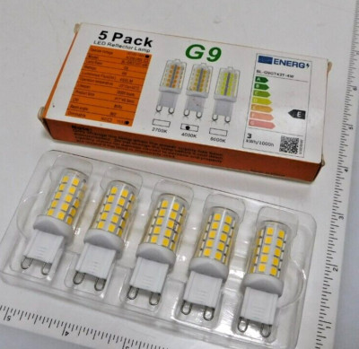 ENERG G9 LED Bulb Dimmable 4W 40 Watt T4 G9 Halogen Equivalent 4000K ...